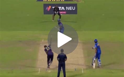 Watch Suryakumar Yadav Toppled By Russell Departs For A Sluggish 11