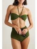 JOHANNA ORTIZ NET SUSTAIN Orinka Belted Ribbed Bikini Briefs NET A