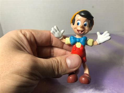 Vintage Disney Pinocchio Disney Bendable Figure Pvc Cake Etsy