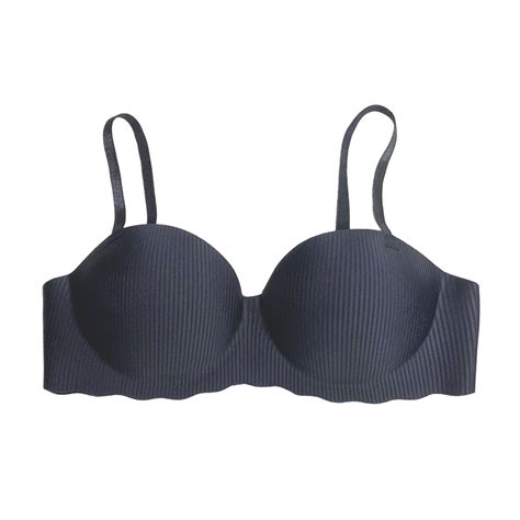 Abma Fashion Stripe Underwear Seamless Wireless Soft Women S Bra Comfortable Push Up Lingerie