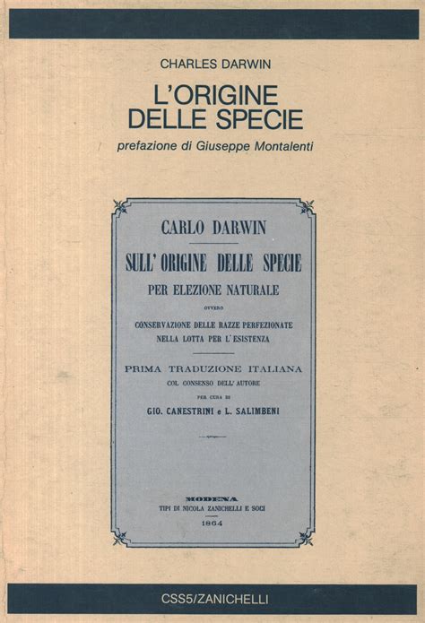 L Origine Delle Specie Charles Darwin Usato Scienze Biologia