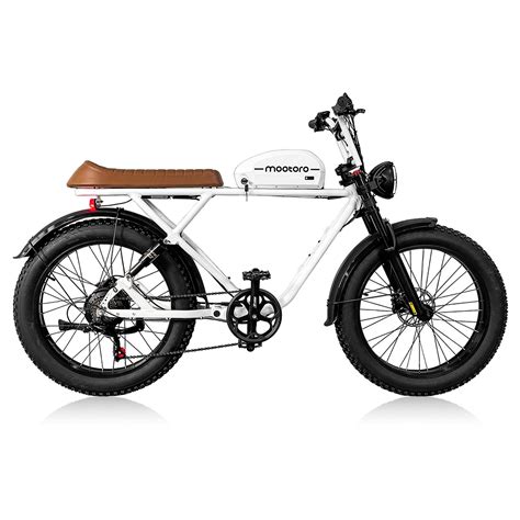 Mootoro R Cafe X Fat Tire Electric Bike For Adults V Ah