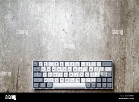 The mechanical keyboard on textured background Stock Photo - Alamy