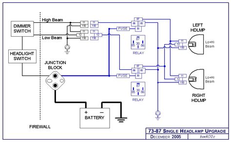 Simple Headlight Relay Wiring