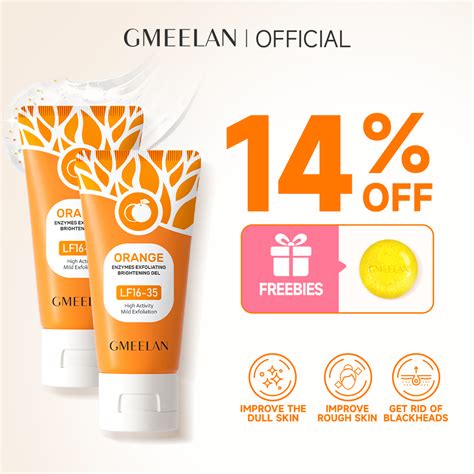 GMEELAN Orange Exfoliating Brightening Gel Exfoliating Whitening Facial