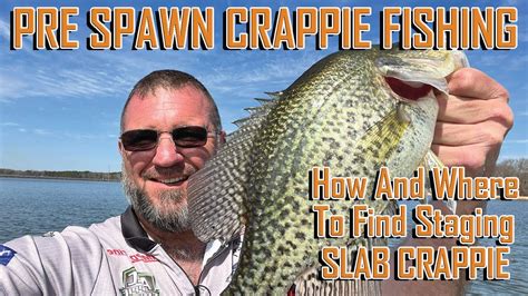 Pre Spawn Crappie Fishing How And Where To Find Staging Slab Crappie