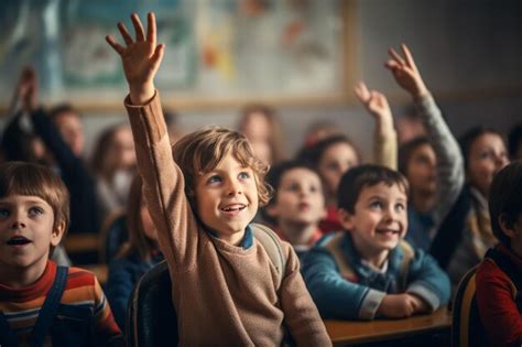 Premium Photo | School children in a classroom