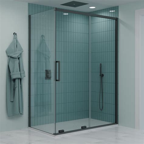 Crosswater Optix 10 Single Sliding Shower Door With Optional Side Panel