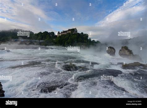 Rheinfall Rhine Falls Waterfall Castle Schloss Laufen Neuhausen Am