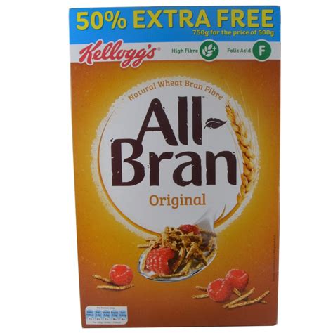 Kelloggs All Bran Original 750g Approved Food