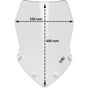 WS361DS Windscreen Touring MV Agusta Turismo Veloce Smoke CNC Racing