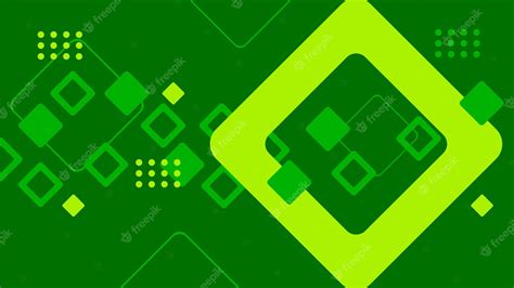 Premium Vector Abstract Technology Green Background