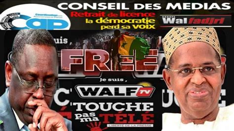 Retrait De La Licence De Walf Tv La Cap En Phase Avec Le Patronat De