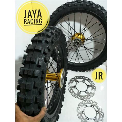 Jual Sepaket Velg Klx 150 Dtracker 150 Ring 16 19 Plus Ban Luar Dalam