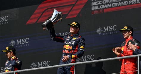 Verstappen Vince Il Gp Del Belgio Perez Secondo Leclerc Terzo