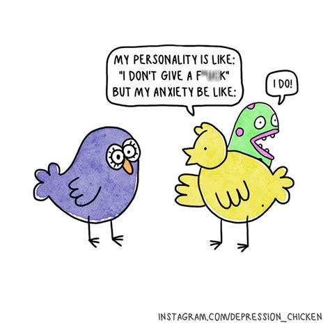 I Create Silly Comics About Depression Chicken That Are Like Therapy ...