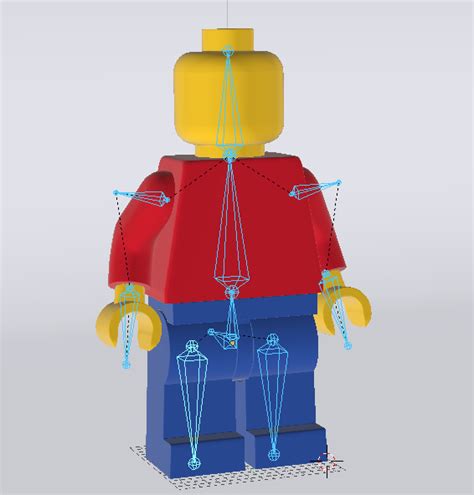 LEGO Minifigure Blender Animation Rig 2023