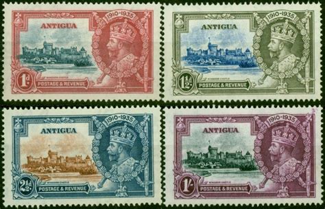 Antigua 1935 Jubilee Set Of 4 SG91 94 Fine Fresh MM Stamps Empire