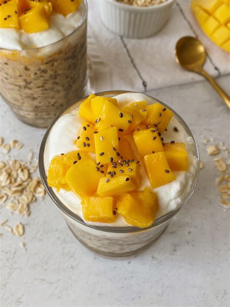 Mango Overnight Oats Something Nutritious