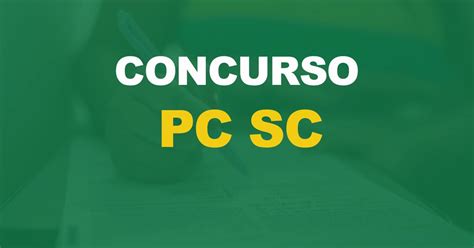 Concurso Pcsc Confira O N Mero De Inscritos Prova Em Janeiro De