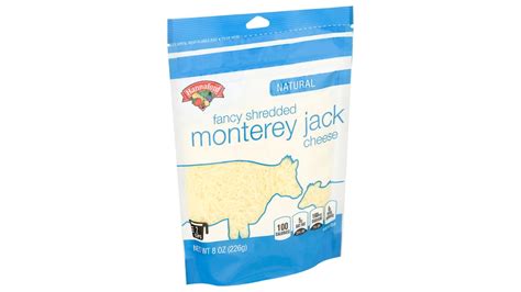 Hannaford Natural Fancy Shredded Monterey Jack Cheese Oz Delivery