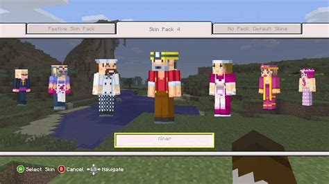 Minecraft Xbox 360 Edition Skin Pack 4 YouTube