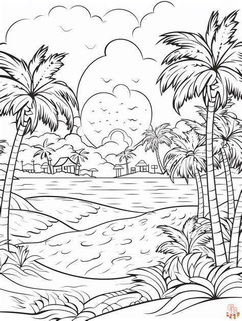 Summer Coloring Pages Printable Fun For Kids Gbcoloring Atoallinks