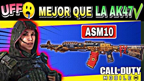 NUEVA MEJOR CONFIGURACION PARA ASM10 En BR COD MOBILE GAMEPLAY MEJOR