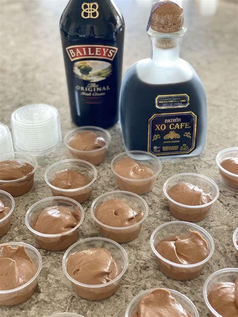 Chocolate And Cafe Tequila Pudding Shots Artofit