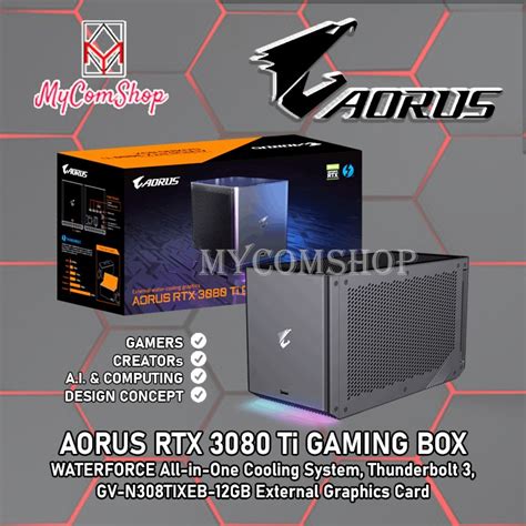 Jual AORUS RTX 3080 Ti Gaming Box EGPU WATERFORCE All In One Cooling