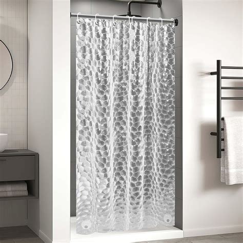 OTraki Rideau De Douche Anti Moisissure 120 X 200 Cm Semi Transparent