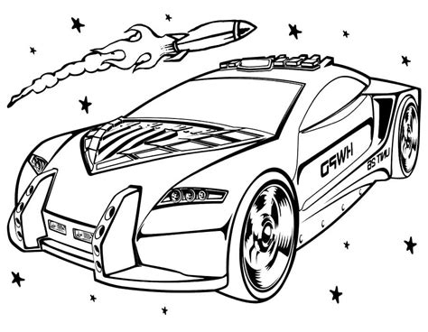 Coloriage Hot Wheels WONDER DAY
