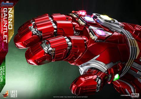 Hot Toys LMS Avengers Endgame Nano Gauntlet Life Size Collectible Hulk Version