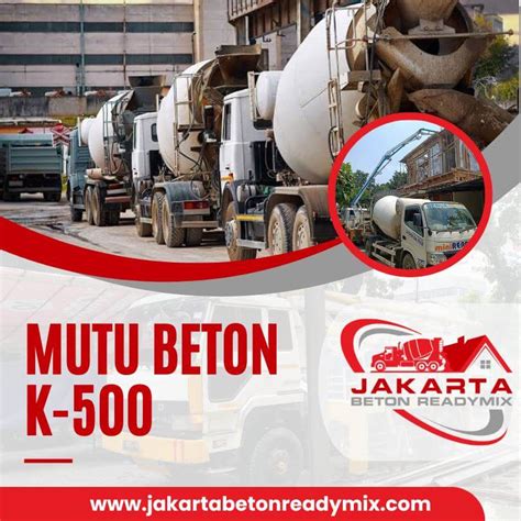 Harga Beton Readymix K500 Termurah Jakarta Beton Readymix