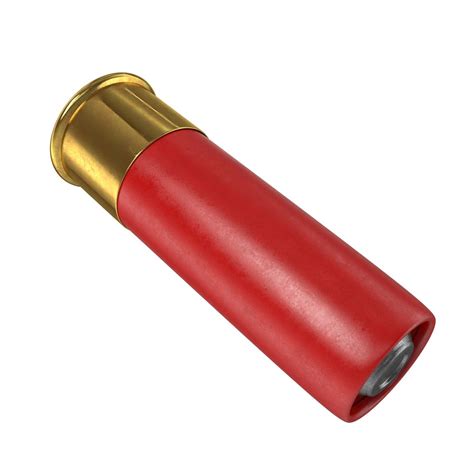 Shotgun Shell 3d Model