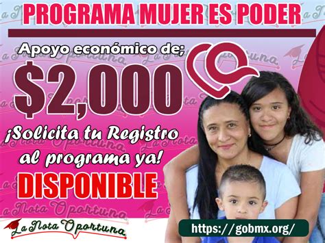 Programa Mujer Es Poder Estos Son Los Requisitos Y Documentes Que