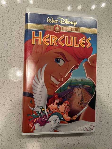 Disney Hercules Vhs Gold Classic Collection Clamshell