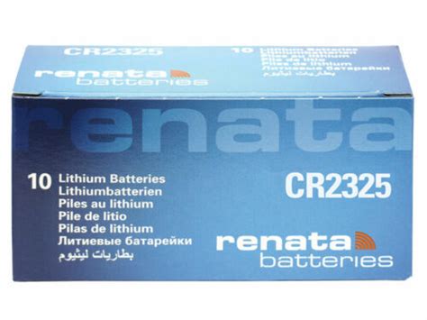 X Renata Cr V Pile Batterie Cell Coin Crosser Cr Br Dl Ecr Kcr