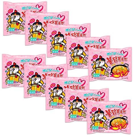 Samyang Buldak Jjajang Korean Spicy Hot Chicken Stir Fried Noodles Oz Pack Of Hot