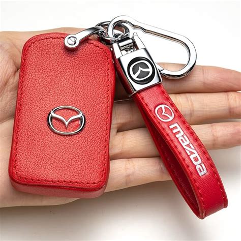 Amazon ONIJA Key Case For Mazda Key Fob Cover Leather Key Holder