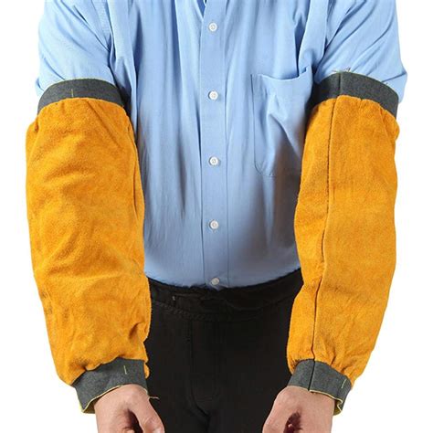 Hand And Arm Protection Luerme Welding Work Sleeves Cut Resistant Sleeves Non Stick Liner Heat