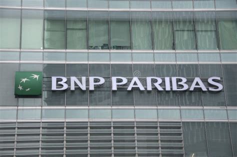 Bnp Paribas Logo Brand And Text Sign Editorial Photo Image Of France