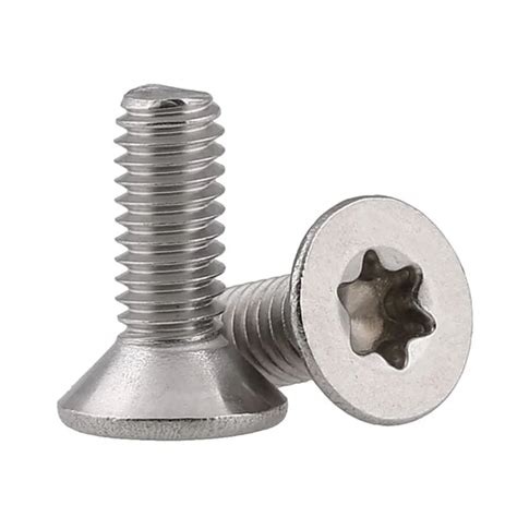 Tornillo Torx De Cabeza Avellanada De Acero Inoxidable M5 SS304