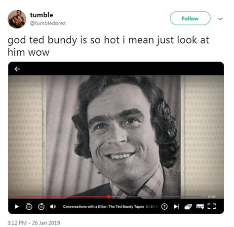 Netflix Tells Viewers To Viewers Stop Called Ted Bundy Hot Daily Mail