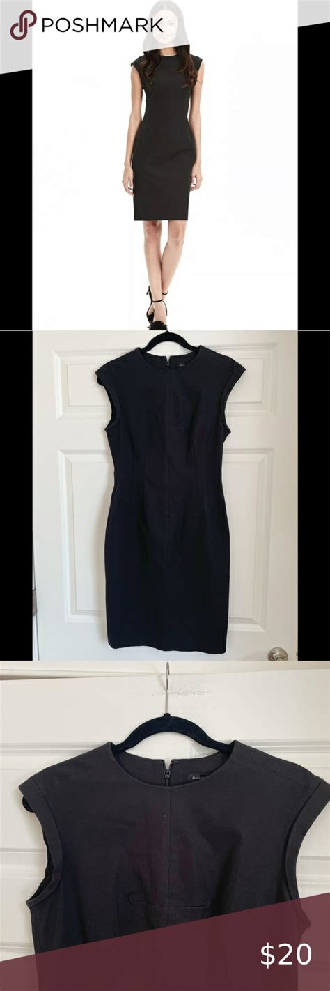 Banana Republic Bi Stretch Sheath Dress Sz 6 Sheath Dress Dress Fashion