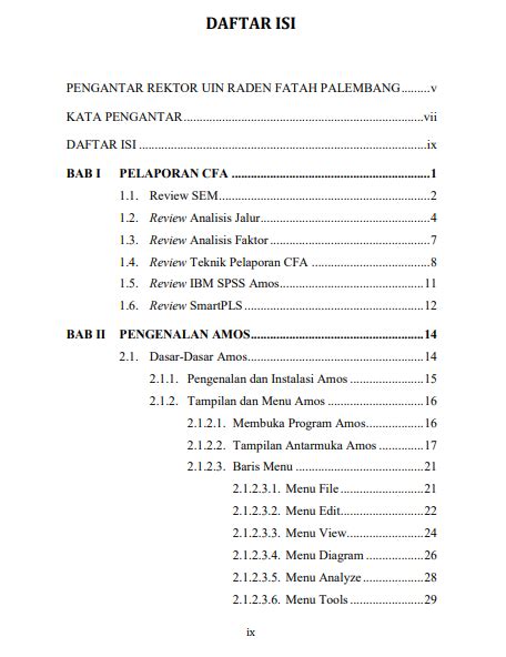 Buku Seri Metode Penelitian Studi Kasus Confirmatory Factor Analysis