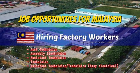 Hiring Factory Workers For Aida Engineering M SDN BHD Pinoy