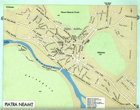 Piatra Neamt Harta Harta