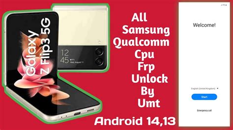 All Samsung Qualcomm Cpu Frp Unlock By Umt One Click Samsung Flip