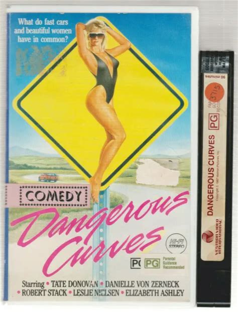 RARE VHS VIDEO Tape DANGEROUS CURVES Ex Rental Big Box Vestron Donovan